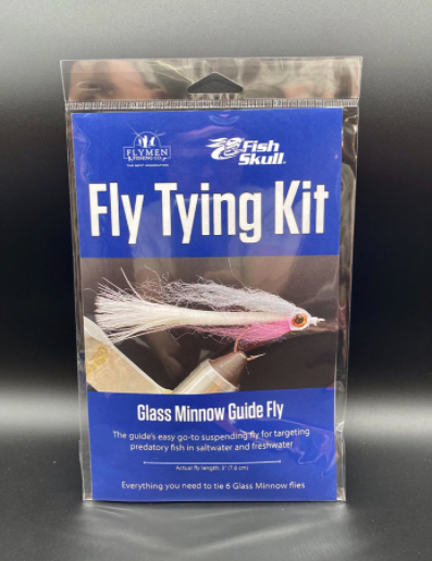 Flymen Fishing Glass Minnow Guide Fly Tying Kit